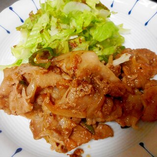 豚の醤油麹バター生姜焼き